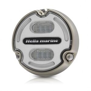 Hella Marine Apelo A2 Bronz Beyaz/Mavi Su Altı Aydınlatma Lambası