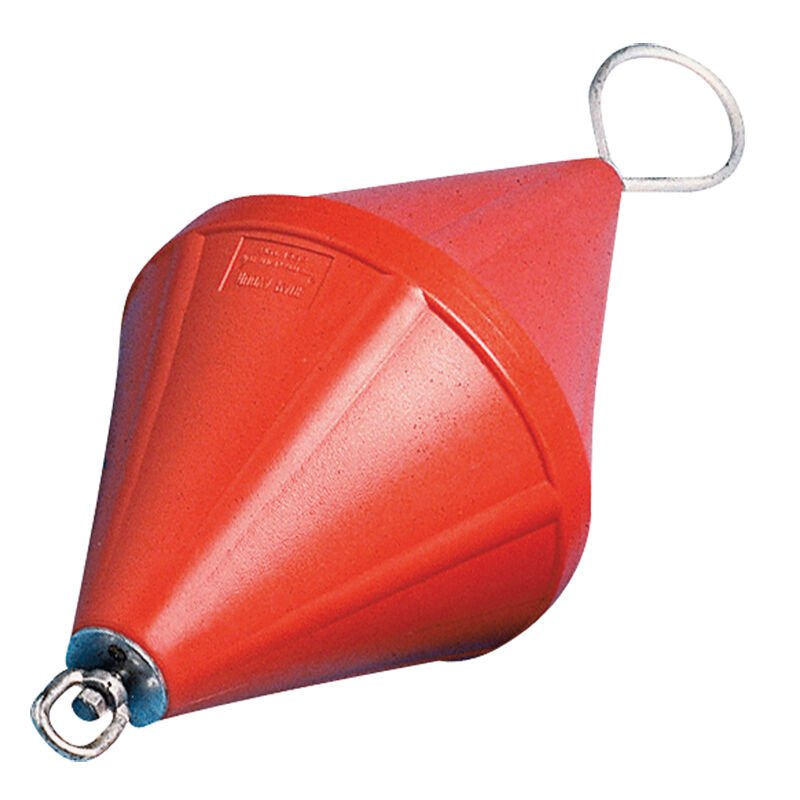 Moor. Buoy Bi-Con. w/Foam & St.Rod Ø320x880mm Orange