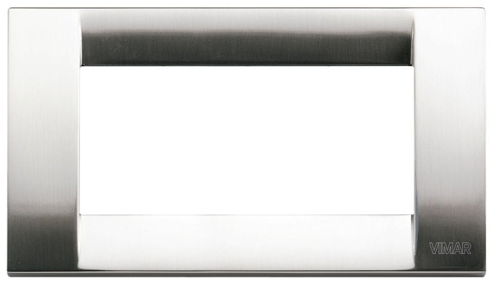 Vimar İdea 16734.34 Dörtlü Fırçalanmış Nikel Çerçeve