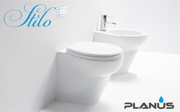 Stilo 24V Beyaz Taş Taharet Kitli Tuvalet