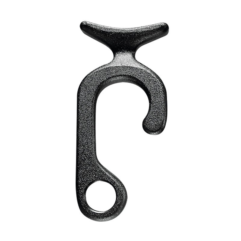 Hook for Fender, on Ø20-22mm Rail, 85x38mm, White