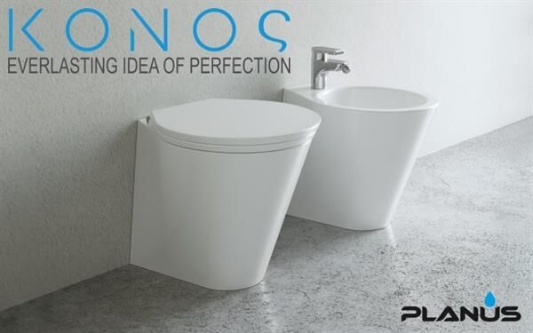 Konos 12V Beyaz Taş Tuvalet
