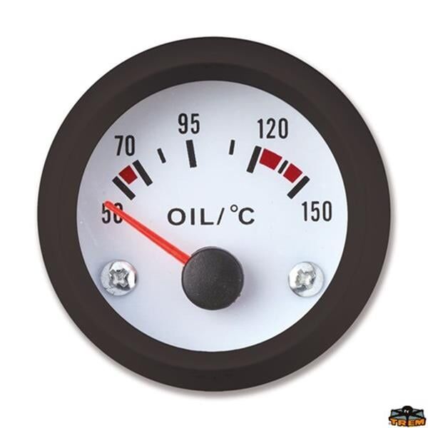 Trem Eco Line Yağ Sıcaklık Göstergesi Beyaz Kadran