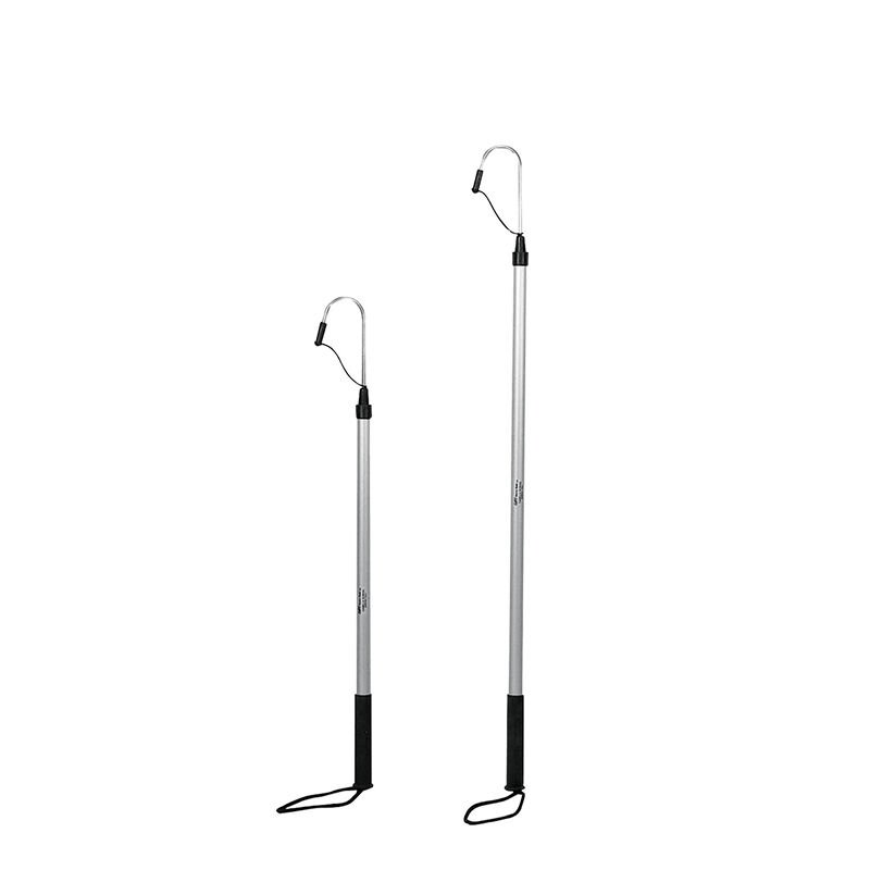 Aluminyum Balık Kancası . Çap Ø25mm, L.1390mm & Inox kanca Ø8mm x W.70mm
