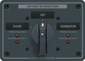 AC kaynak seçme paneli 240 V