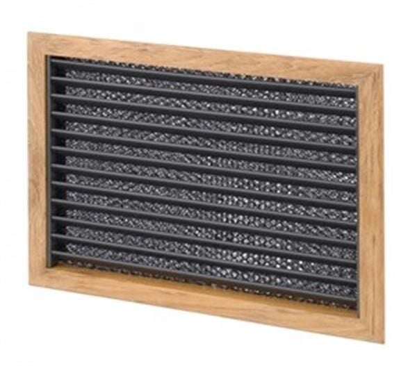 Hava emiş ızgarası. Maun TEMİZLENEBİLİR 254X254MM