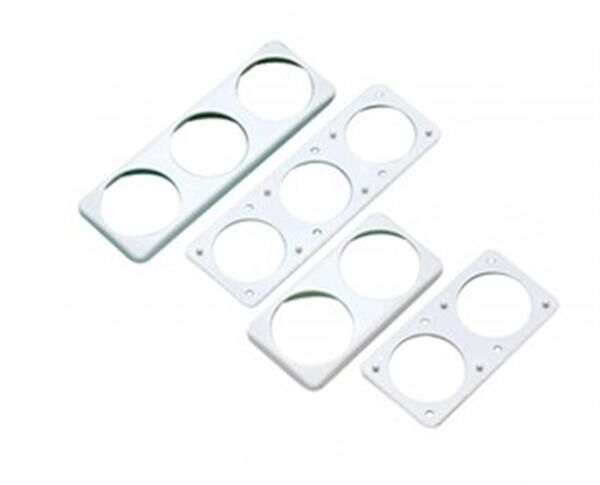 Priz Montaj Braketleri 3 lü Fildişi 59,5x178,5 mm