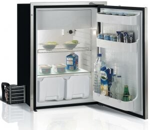 Buzdolabı. Model C130LX OCX2. Paslanmaz çelik kapaklı.