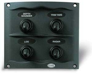 Hella Marine Kompakt Sigorta Paneli 4 lü Gri