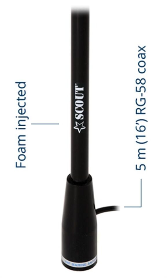 KS-22 VHF Fiberglas Anten 1,5 m