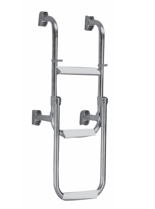 Krom Merdiven 2+1 Katlanır 30x65 cm