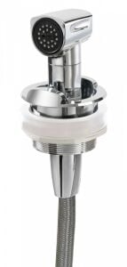 Saturn Entegre Bataryalı Duş Kromaj + Kromaj Kasa Yatay