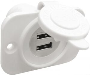 Çiftli USB Soket 120 A Moblen Plastik