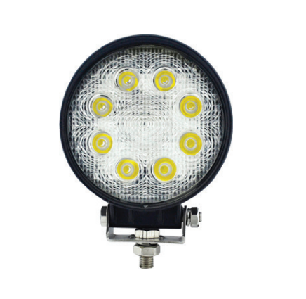 Siyah Yuvarlak Güverte Lambası