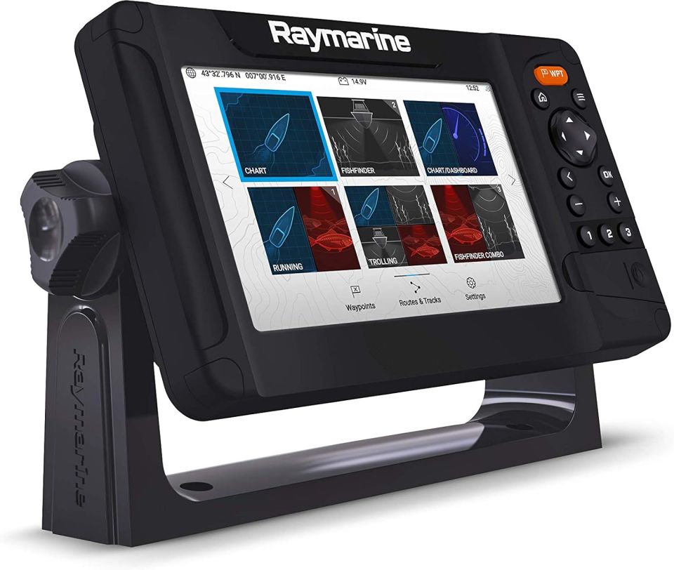 Raymarine Element 7 S Chirp Balık Bulucu Gps + Ayna + LightHouse Harita Kartı