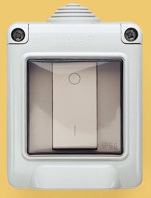 Vimar Plana 14901 Tekli Sıva Üstü Nemliyer 1 Modül IP55