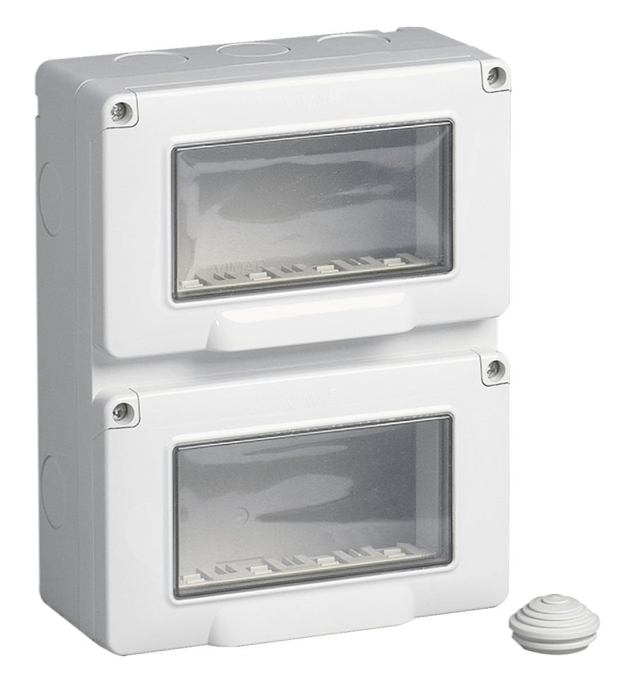 Vimar Plana 14912 2x4 lü Sıva Üstü Nemliyer IP55